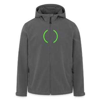 Seepferdchen - Recycelte Männer Softshell-Jacke von Stanley/Stella - Anthrazit - Vorne - AI Model Male 185 light (185cm)