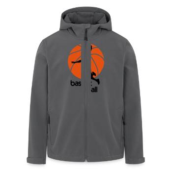 Basketball Player - Recycelte Männer Softshell-Jacke von Stanley/Stella - Anthrazit - Vorne - AI Model Male 185 light (185cm)