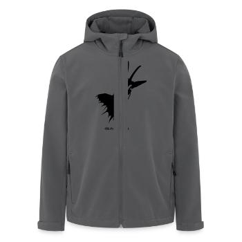 Gamsig - Recycelte Männer Softshell-Jacke von Stanley/Stella - Anthrazit - Vorne - AI Model Male 185 light (185cm)