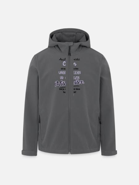 Beste Chefin Tasse - Recycelte Männer Softshell-Jacke von Stanley/Stella - Anthrazit