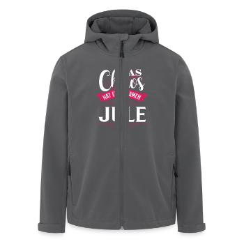 JULE - Chaos - Recycelte Männer Softshell-Jacke von Stanley/Stella - Anthrazit - Vorne - AI Model Male 185 light (185cm)