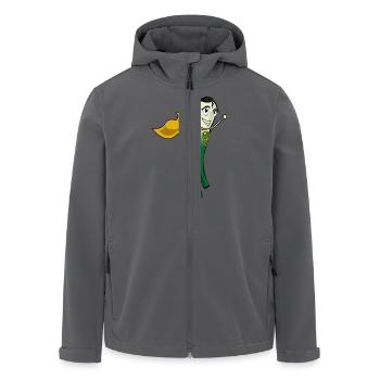 Super Lauch Geek Held LOL Hero - Recycelte Männer Softshell-Jacke von Stanley/Stella - Anthrazit - Vorne - AI Model Male 185 light (185cm)