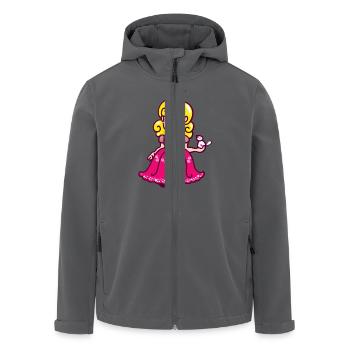 Prinzessin - Recycelte Männer Softshell-Jacke von Stanley/Stella - Anthrazit - Vorne - AI Model Male 185 light (185cm)