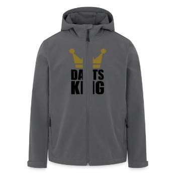 Darts King - Recycelte Männer Softshell-Jacke von Stanley/Stella - Anthrazit - Vorne - AI Model Male 185 light (185cm)