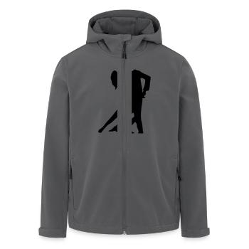 tanzpaar - Recycelte Männer Softshell-Jacke von Stanley/Stella - Anthrazit - Vorne - AI Model Male 185 light (185cm)