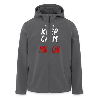 Can't Keep Calm I´m Morrocan - Recycelte Männer Softshell-Jacke von Stanley/Stella - Anthrazit - Vorne - AI Model Male 185 light (185cm)