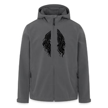kiffen joint girl marihuana - Recycelte Männer Softshell-Jacke von Stanley/Stella - Anthrazit - Vorne - AI Model Male 185 light (185cm)