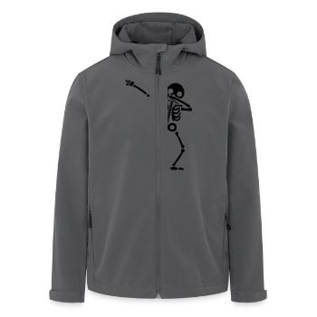 Skelett dab - Recycelte Männer Softshell-Jacke von Stanley/Stella - Anthrazit - Vorne - AI Model Male 185 light (185cm)