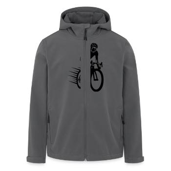 radsport - Recycelte Männer Softshell-Jacke von Stanley/Stella - Anthrazit - Vorne - AI Model Male 185 light (185cm)