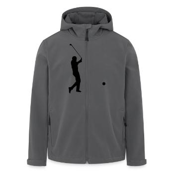 Sport - Golfer - Recycelte Männer Softshell-Jacke von Stanley/Stella - Anthrazit - Vorne - AI Model Male 185 light (185cm)