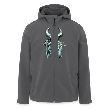 Ragnar - Recycelte Männer Softshell-Jacke von Stanley/Stella - Anthrazit - Vorne - AI Model Male 185 light (185cm)