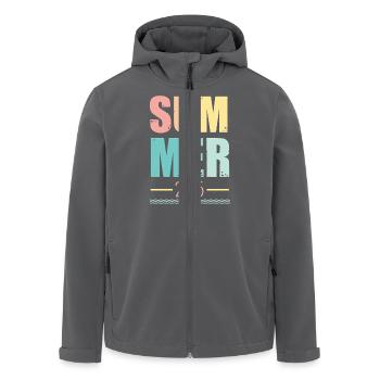 Summer 2025 - Recycelte Männer Softshell-Jacke von Stanley/Stella - Anthrazit - Vorne - AI Model Male 185 light (185cm)