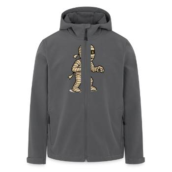 mumie comic - Recycelte Männer Softshell-Jacke von Stanley/Stella - Anthrazit - Vorne - AI Model Male 185 light (185cm)