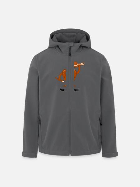 Herr Pretzel - Recycelte Männer Softshell-Jacke von Stanley/Stella - Anthrazit