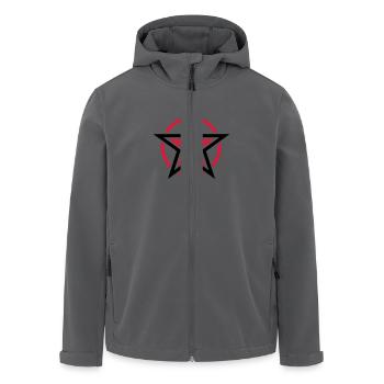 star - Recycelte Männer Softshell-Jacke von Stanley/Stella - Anthrazit - Vorne - AI Model Male 185 light (185cm)