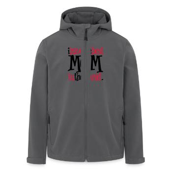 Best Mom - Recycelte Männer Softshell-Jacke von Stanley/Stella - Anthrazit - Vorne - AI Model Male 185 light (185cm)