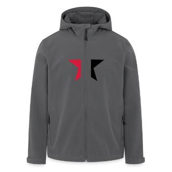 Anarchie Anarchy Stern Rebel Revolution punk links - Recycelte Männer Softshell-Jacke von Stanley/Stella - Anthrazit - Vorne - AI Model Male 185 light (185cm)