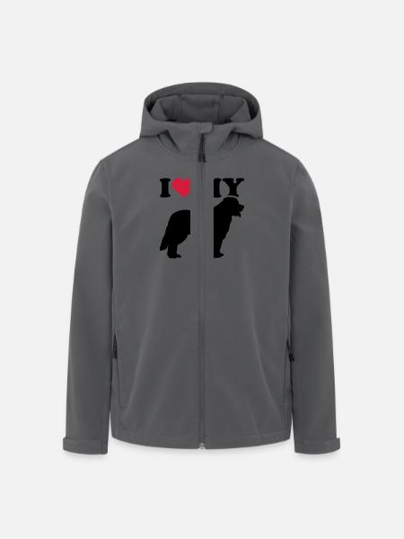 Leonberger - Recycelte Männer Softshell-Jacke von Stanley/Stella - Anthrazit