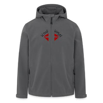 Knutschkugel - Recycelte Männer Softshell-Jacke von Stanley/Stella - Anthrazit - Vorne - AI Model Male 185 light (185cm)