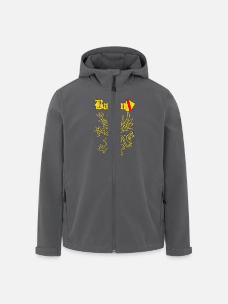 Baden - Recycelte Männer Softshell-Jacke von Stanley/Stella - Anthrazit