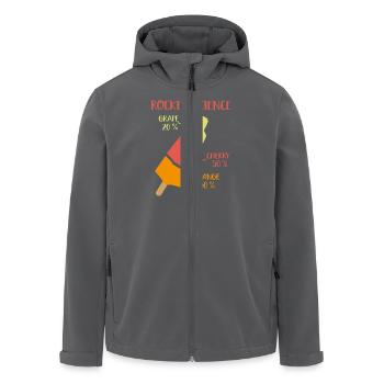 rocket science - Recycelte Männer Softshell-Jacke von Stanley/Stella - Anthrazit - Vorne - AI Model Male 185 light (185cm)