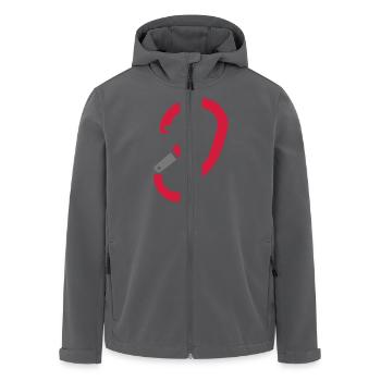 HMS Karabiner - Recycelte Männer Softshell-Jacke von Stanley/Stella - Anthrazit - Vorne - AI Model Male 185 light (185cm)