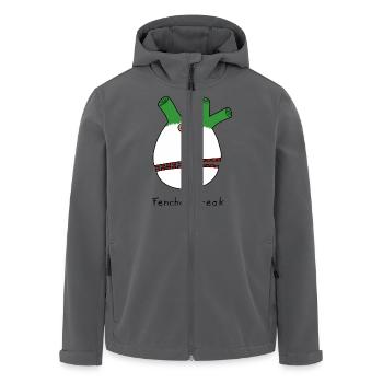 Fenchel Freak - Recycelte Männer Softshell-Jacke von Stanley/Stella - Anthrazit - Vorne - AI Model Male 185 light (185cm)