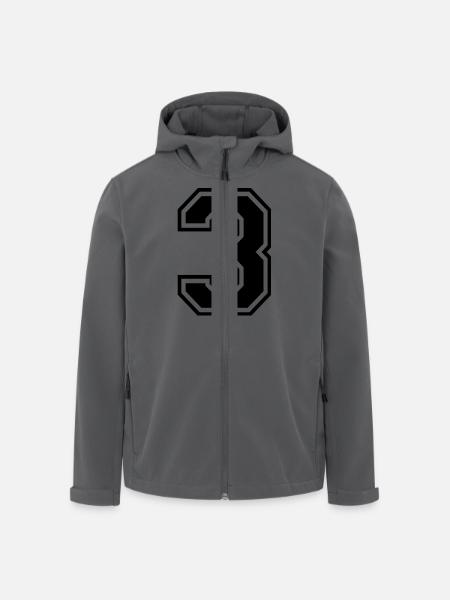 Nummer 3 - Recycelte Männer Softshell-Jacke von Stanley/Stella - Anthrazit