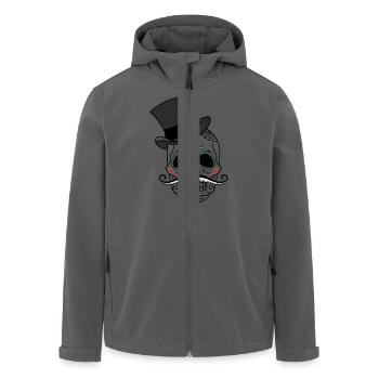 Day of the Dead - Recycelte Männer Softshell-Jacke von Stanley/Stella - Anthrazit - Vorne - AI Model Male 185 light (185cm)