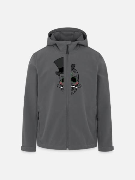 Day of the Dead - Recycelte Männer Softshell-Jacke von Stanley/Stella - Anthrazit