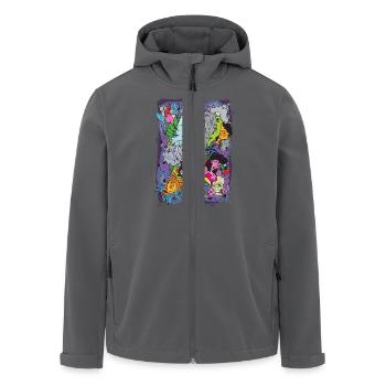 Tattoo Mix - Recycelte Männer Softshell-Jacke von Stanley/Stella - Anthrazit - Vorne - AI Model Male 185 light (185cm)