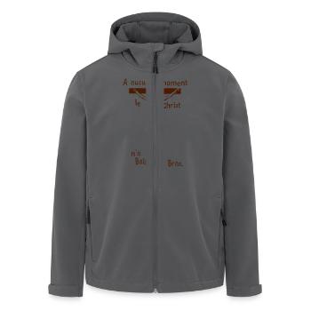 keine Zeit hat christus Unterarme - Recycelte Männer Softshell-Jacke von Stanley/Stella - Anthrazit - Vorne - AI Model Male 185 light (185cm)