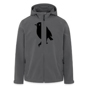 Vogel Bird Geschenk Geschenkidee - Recycelte Männer Softshell-Jacke von Stanley/Stella - Anthrazit - Vorne - AI Model Male 185 light (185cm)