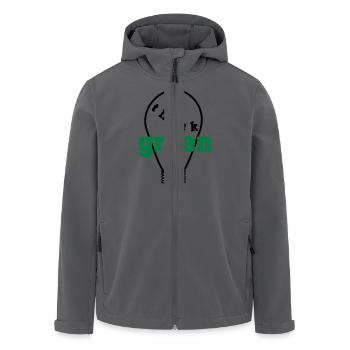 Think Green! - Recycelte Männer Softshell-Jacke von Stanley/Stella - Anthrazit - Vorne - AI Model Male 185 light (185cm)
