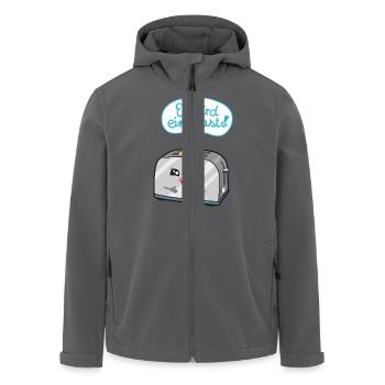 Es wird ein Toast! - Recycelte Männer Softshell-Jacke von Stanley/Stella - Anthrazit - Vorne - AI Model Male 185 light (185cm)