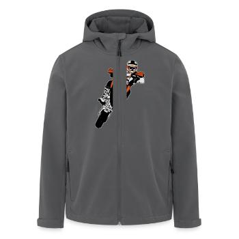Supermoto - Recycelte Männer Softshell-Jacke von Stanley/Stella - Anthrazit - Vorne - AI Model Male 185 light (185cm)