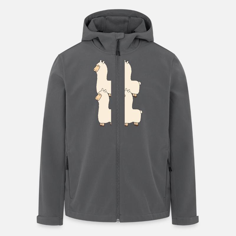 Lama Four-Pack - Men’s Recycled Softshell Jacket by Stanley/Stella - anthracite