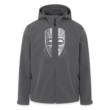 Maske - Recycelte Männer Softshell-Jacke von Stanley/Stella - Anthrazit - Vorne - AI Model Male 185 light (185cm)