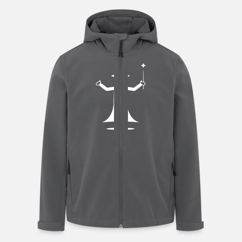Magier Zauberer - Recycelte Männer Softshell-Jacke von Stanley/Stella - Anthrazit