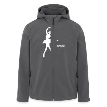 Ballerina Balletttänzerin Tanzen Ballett Geschenk - Recycelte Männer Softshell-Jacke von Stanley/Stella - Anthrazit - Vorne - AI Model Male 185 light (185cm)