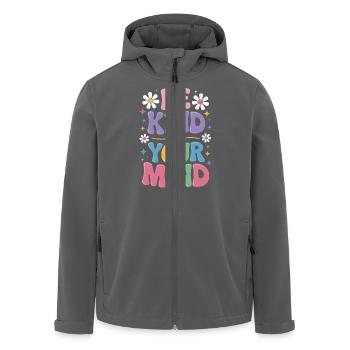 Psychische Gesundheit Mental Health - Recycelte Männer Softshell-Jacke von Stanley/Stella - Anthrazit - Vorne - AI Model Male 185 light (185cm)