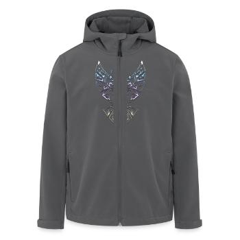 Tribal Tattoo Adler Tattoo Aztec - Recycelte Männer Softshell-Jacke von Stanley/Stella - Anthrazit - Vorne - AI Model Male 185 light (185cm)