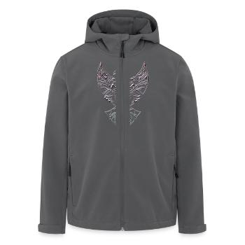 Tribal Tattoo Adler Tattoo Aztec - Recycelte Männer Softshell-Jacke von Stanley/Stella - Anthrazit - Vorne - AI Model Male 185 light (185cm)