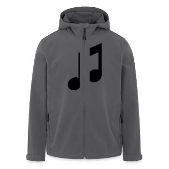 Note - Recycelte Männer Softshell-Jacke von Stanley/Stella - Anthrazit - Vorne - AI Model Male 185 light (185cm)