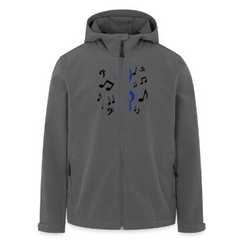 noten - Recycelte Männer Softshell-Jacke von Stanley/Stella - Anthrazit - Vorne - AI Model Male 185 light (185cm)