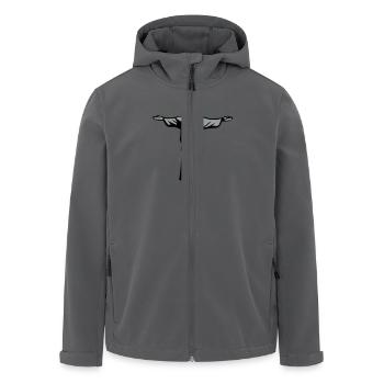 Christus Erlöser Statue Rio de Janeiro - Recycelte Männer Softshell-Jacke von Stanley/Stella - Anthrazit - Vorne - AI Model Male 185 light (185cm)