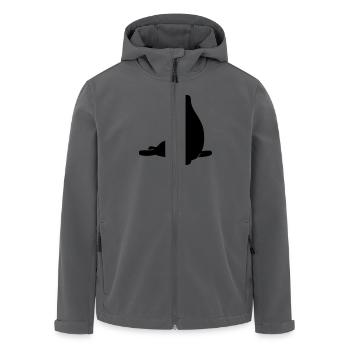 Robbe - Recycelte Männer Softshell-Jacke von Stanley/Stella - Anthrazit - Vorne - AI Model Male 185 light (185cm)