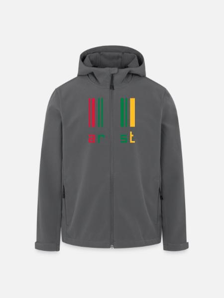 Kunst / Künstler / Maler / Design / Art / Musik - Recycelte Männer Softshell-Jacke von Stanley/Stella - Anthrazit