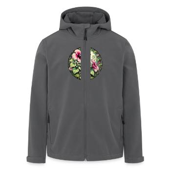 Hibiskus-Fee - Recycelte Männer Softshell-Jacke von Stanley/Stella - Anthrazit - Vorne - AI Model Male 185 light (185cm)