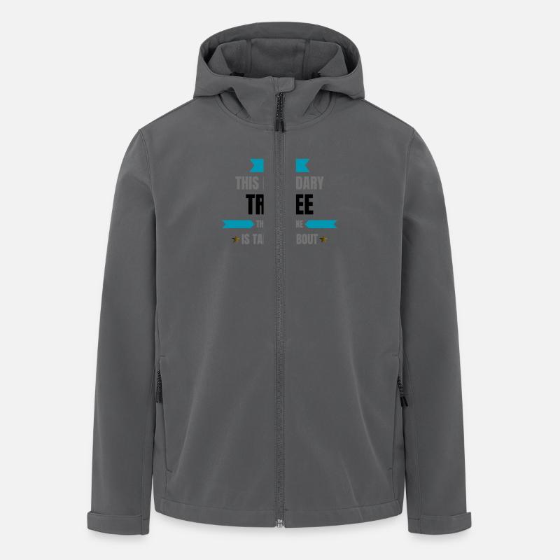 Trainee is legendary - Recycelte Männer Softshell-Jacke von Stanley/Stella - Anthrazit